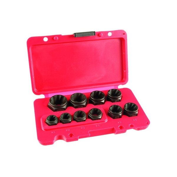 Low Profile Twist Socket Set, 10 pcs.