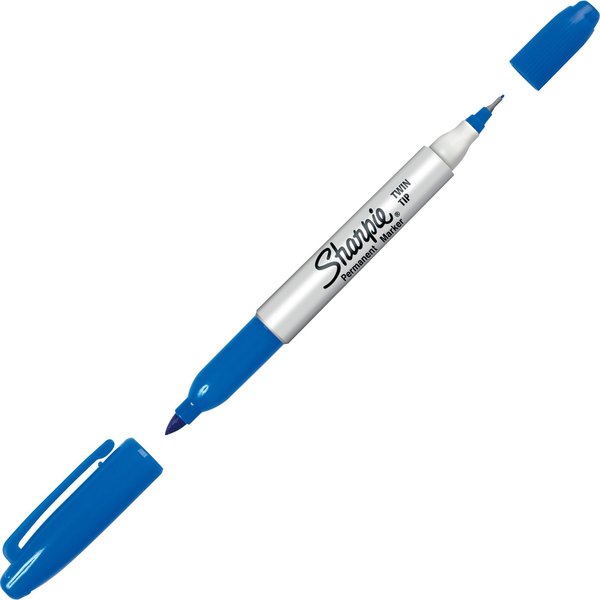 Permanent Marker Set, Fine/Ultra Fine Tip Blue PK12
