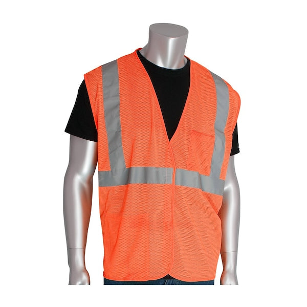 Class 2, Mesh Vest, Hook And Loop Closure