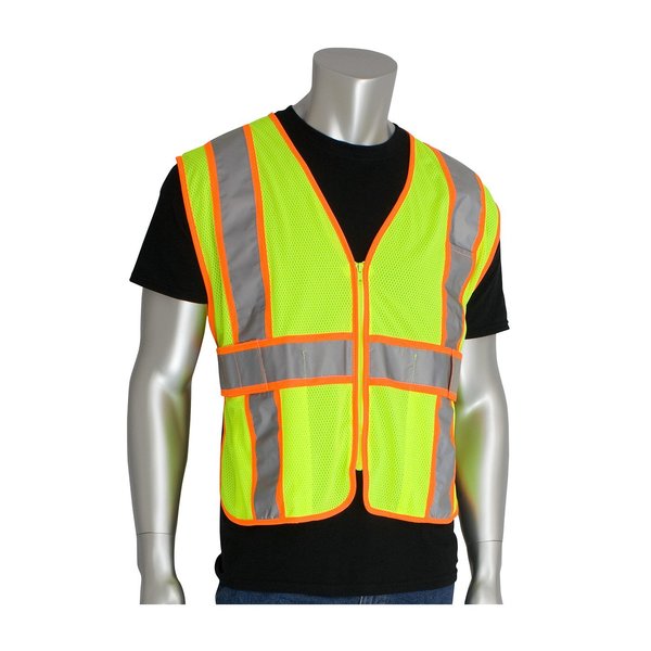Class 2, Expandable Mesh Vest, Lime