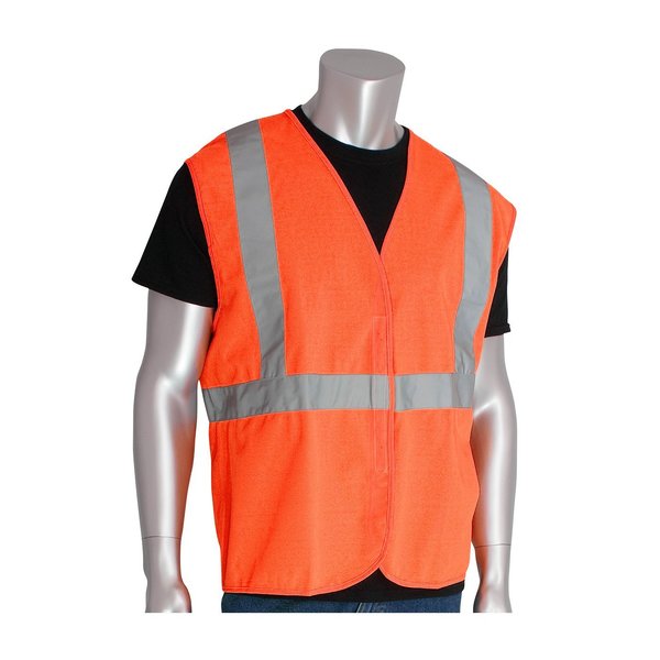 Class 2, Economy Solid Vest, Orange