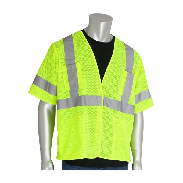 Class 3, Economy Mesh Vest, 4 Pockets