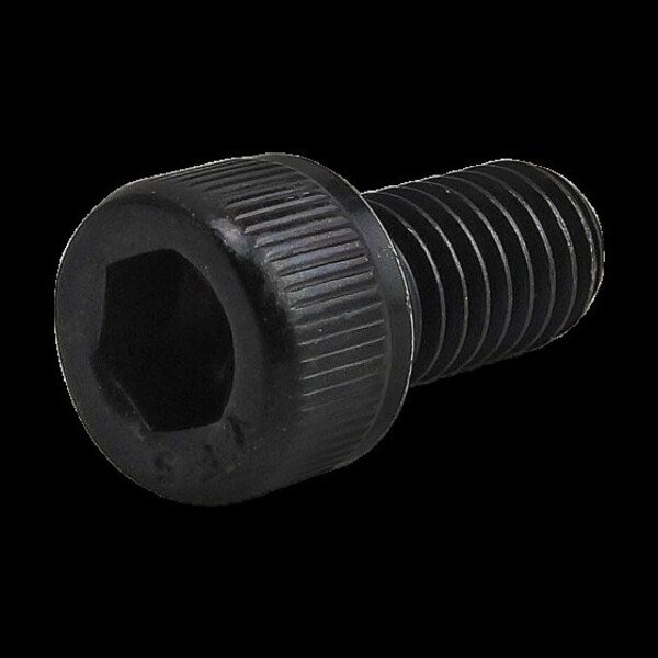 #10-32 Socket Head Cap Screw, Zinc Plated Steel, 3/8 in Length
