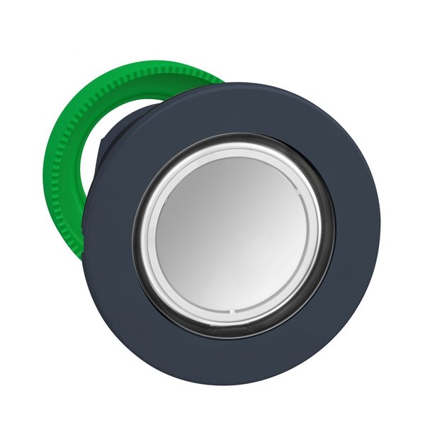 Flush mounted white flush caps pushbutto