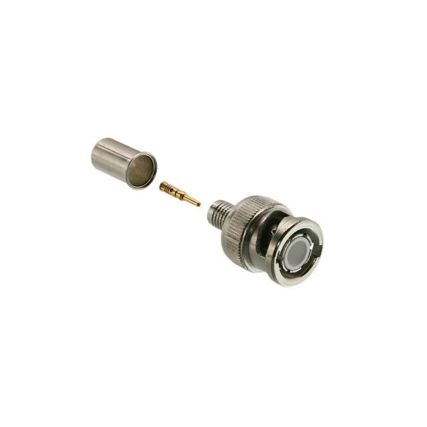RG58 BNC Male 3 Pc Crimp/Crimp, 50, PK10