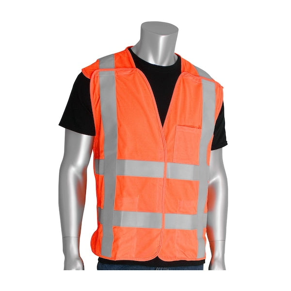 Class 2 Solid 5 Point Breakaway Fr Vest