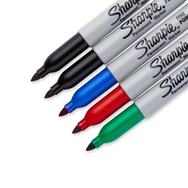 Permanent Fine Point Marker Set, PK5