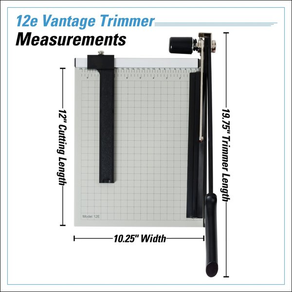 Vantage 12E Paper Trimmer, 12