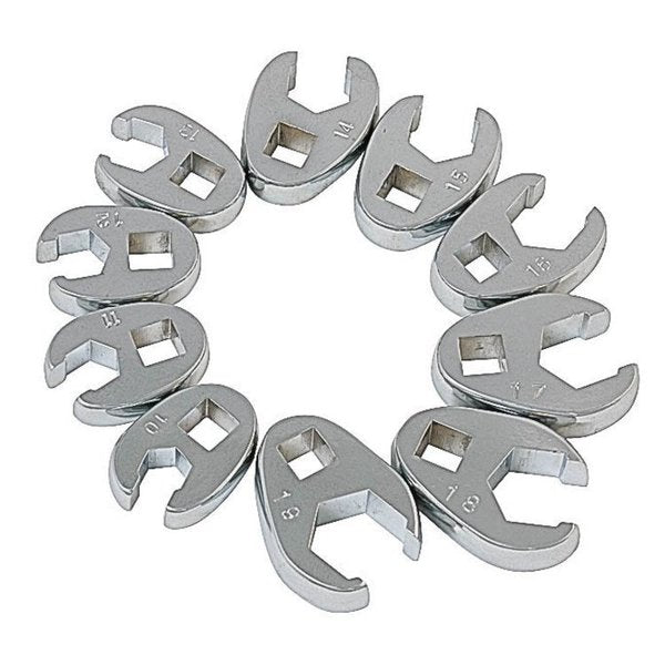 Metric Flare Nut Wrench Set, 3/8 in, 10 Pc