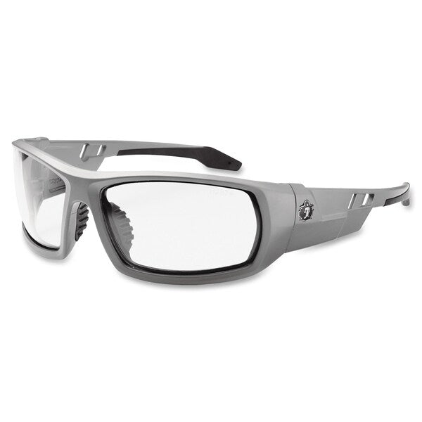 Safety Glasses, Traditional Clear PC Decenter Lens, Scratch-Resistant
