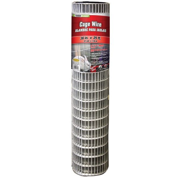 Cage Wire, Galvanzd, 16 ga., 3 ft.X25 ft.