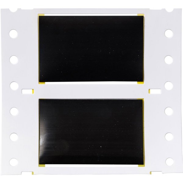 Write On Black Wire Marker Sleeves, PermaSleeve(R) Polyvinylidene Fluoride, 2HT-750-2-BK-S