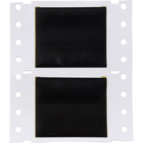 Write On Black Wire Marker Sleeves, PermaSleeve(R) Polyvinylidene Fluoride, 2HT-1000-2-BK-S-2
