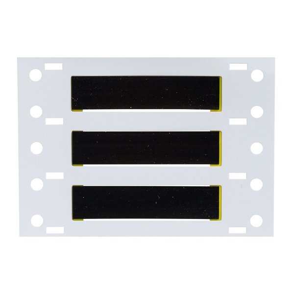 Write On Black Wire Marker Sleeves, PermaSleeve(R) Polyvinylidene Fluoride, 2HT-250-2-BK-S