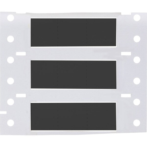 Write On Black Wire Marker Sleeves, PermaSleeve(R) Polyolefin, 2HX-500-2-BK-3
