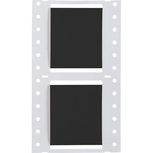 Write On Black Wire Marker Sleeves, PermaSleeve(R) Polyolefin, HX-1500-3-BK