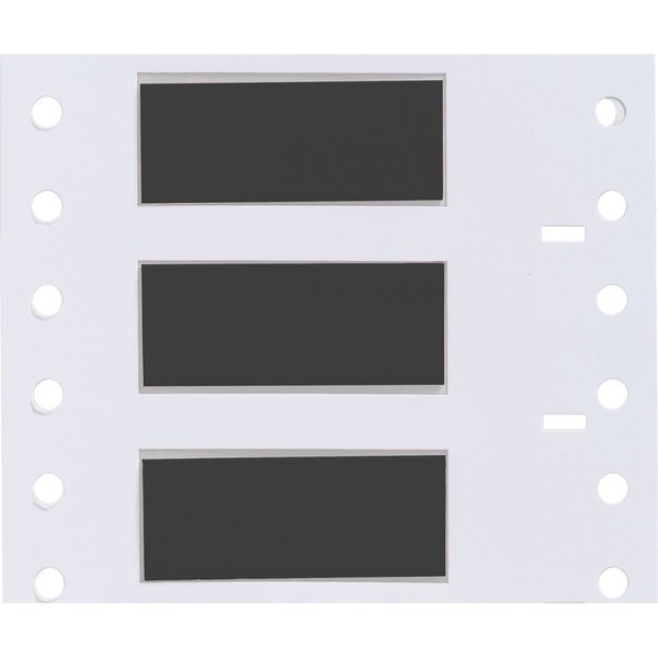 Write On Black Wire Marker Sleeves, PermaSleeve(R) Polyolefin, HX-375-150-BK