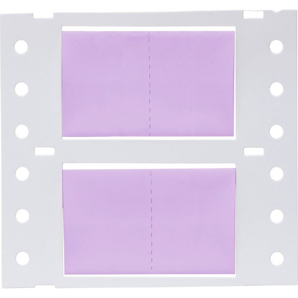 Write On Violet Wire Marker Sleeves, PermaSleeve(R) Polyolefin, PS-750-2-VT-S-2