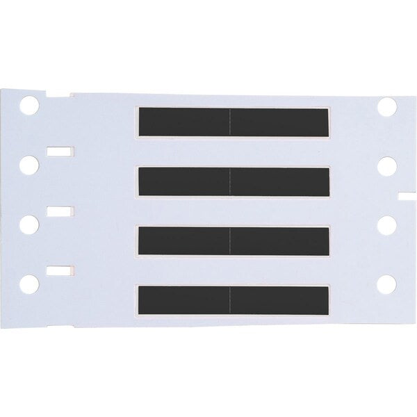 Write On Black Wire Marker Sleeves, PermaSleeve(R) Polyolefin, PS-125-150-BK-S-2