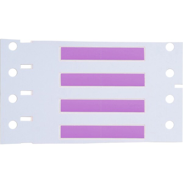 Write On Violet Wire Marker Sleeves, PermaSleeve(R) Polyolefin, PS-125-150-VT-S-2
