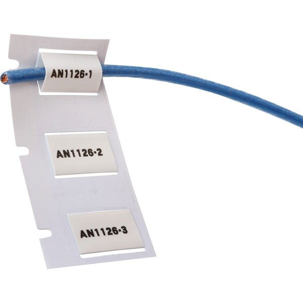 Write On Violet Wire Marker Sleeves, PermaSleeve(R) Polyolefin, PS-125-2-VT-S-2
