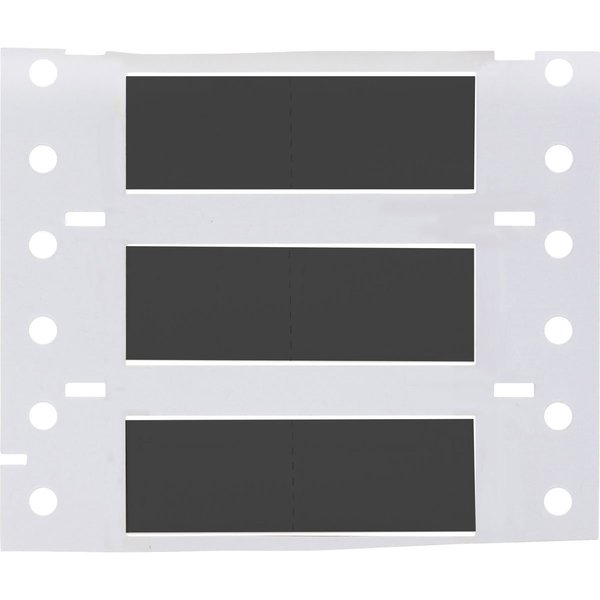 Write On Black Wire Marker Sleeves, PermaSleeve(R) Polyolefin, PS-375-2-BK-S-2