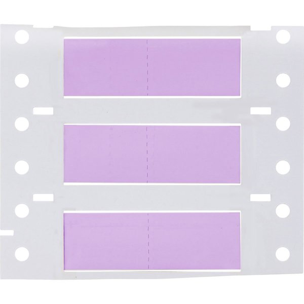 Write On Violet Wire Marker Sleeves, PermaSleeve(R) Polyolefin, PS-375-2-VT-S-2