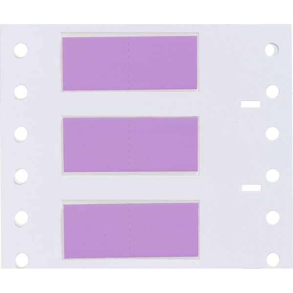 Write On Violet Wire Marker Sleeves, PermaSleeve(R) Polyolefin, PS-500-150-VT-S-2