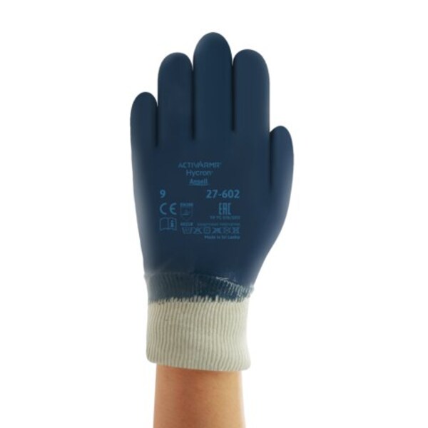 Hycron 27602 Size 9, 0, Pk144, Nitrile, Blue, 9, 144 PK