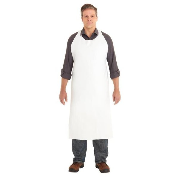Disposable Apron, 44in x 33in, White, PK72