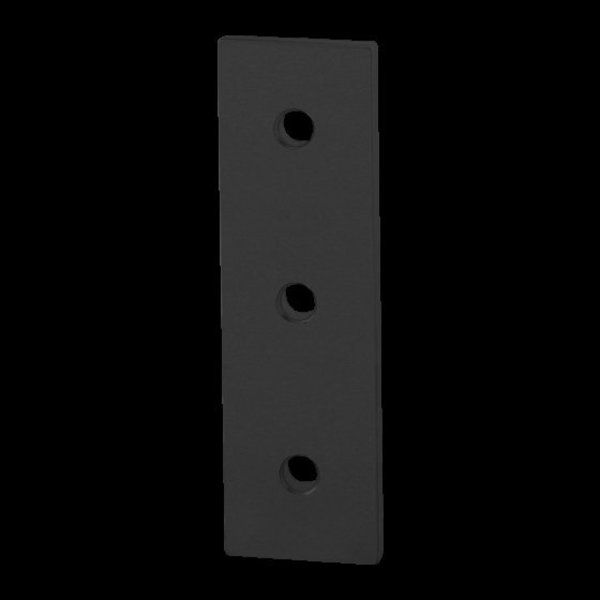 Black 30 S 3 Hole Joining Strip