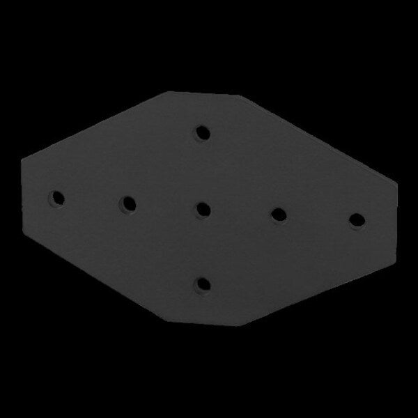 Black 30 S 7 Hole Cross Joining Plate