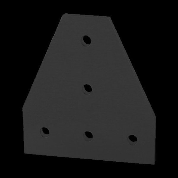 Black 30 S 5 Hole Tee Joining Plate