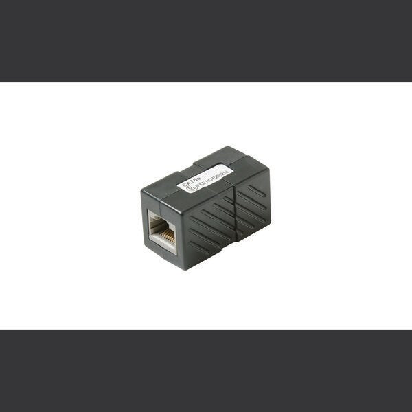 Cat5e Inline Coupler RJ45 Black