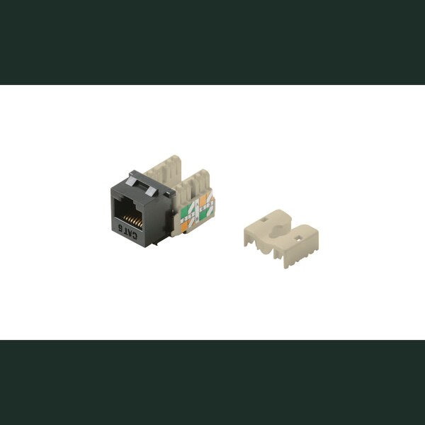 Cat6 Keystone Jack 90 Degree RJ45 Ivory