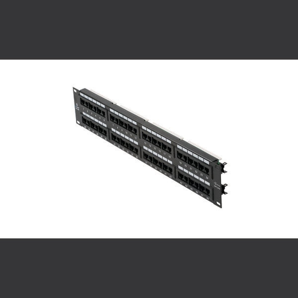 Cat5e Loaded Patch Panel, 48-Port