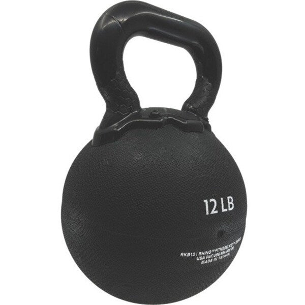 Teal Durable Rhino Kettle Bell, 12lb