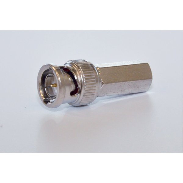 Cable Coupler, BNC/Male, RG59 Coax, PK10