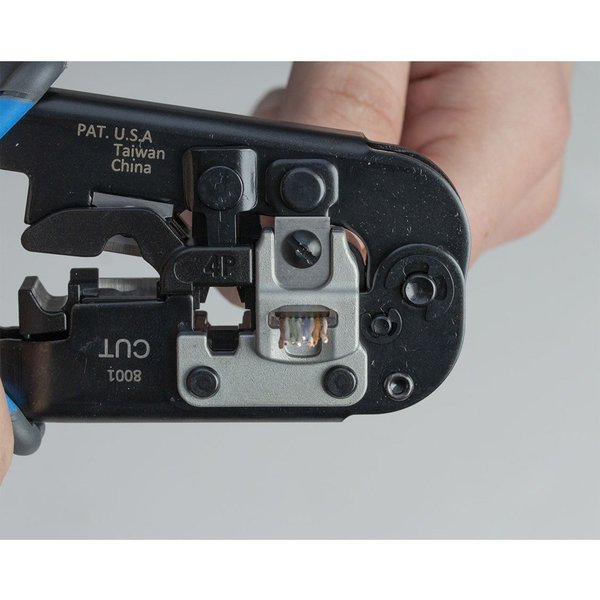 Modular Pass-Thrgh Crimping Tool for CAT