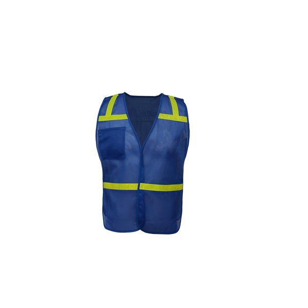 Non Ansi Enhanced Safety Vest, Blue