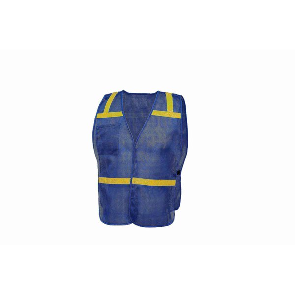 Non Ansi Enhanced Safety Vest, Blue