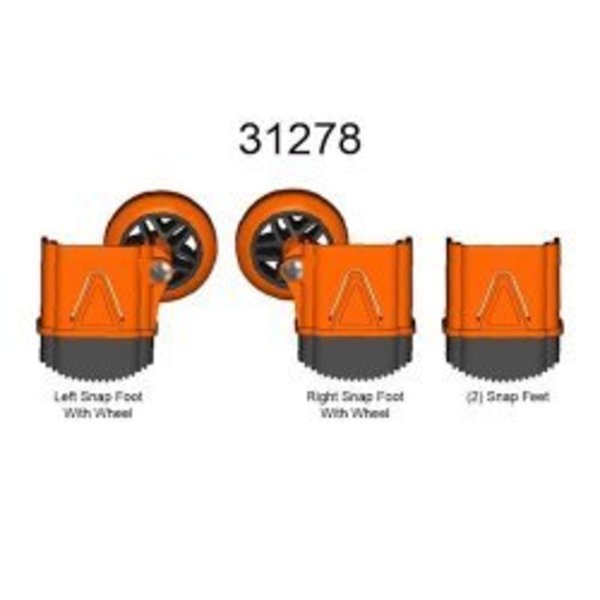 Outer Foot Replacement Kit, PK4