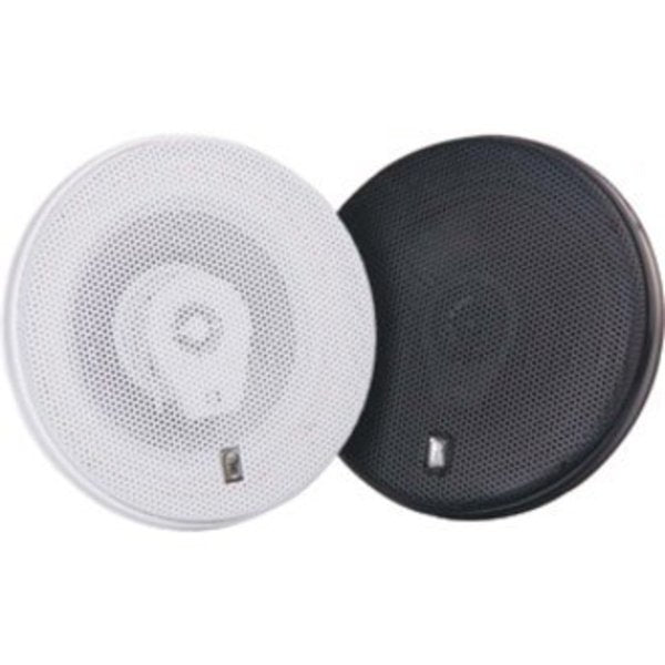 Outdoor Speakers, Black, 2-13/32in.D, PR