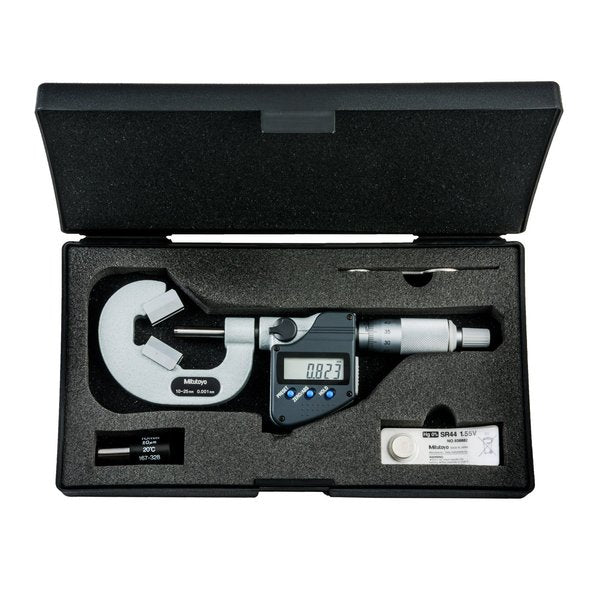 Micrometer, V-Anvil with Relief 3-Flute