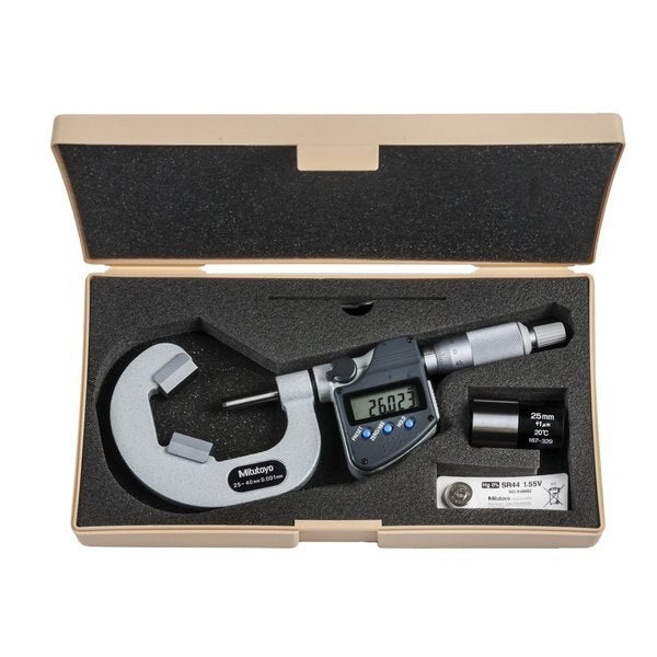 Micrometer, V-Anvil, 3-Flute, 25-40mm