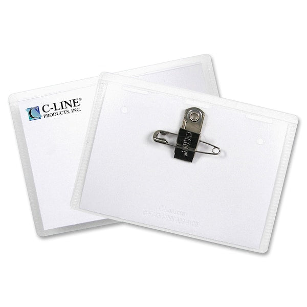 Name Badge, Pin/Clip, Badge, PK50