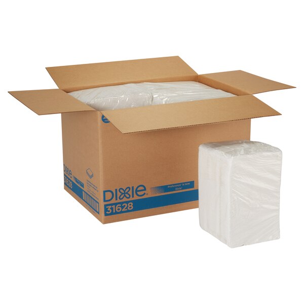 Paper Dinner Napkins, 2Ply, 1/4 Fold, PK8