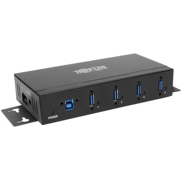 USB Hub, 4-Port, Industrial, 15KV ESD, Metal