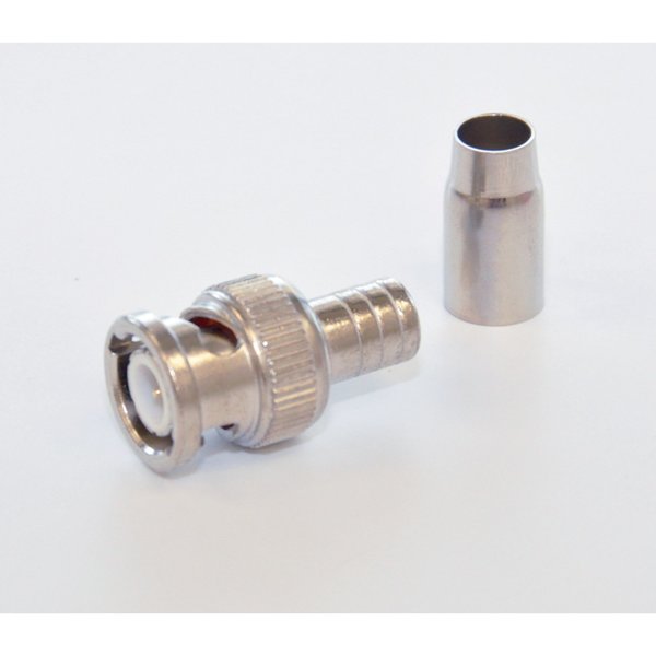 Cable Coupler, BNC/Male, RG59 Coax, PK10