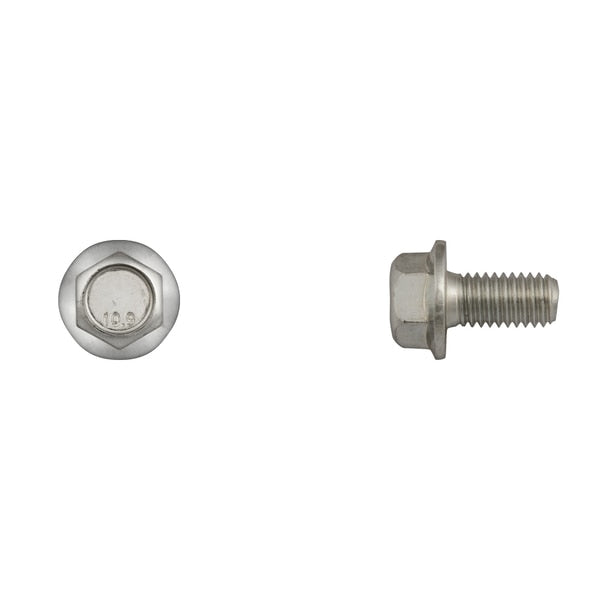 Metric 10.9 Hex Flange Bolts 8-1.25X16mm 12mm Hex Hd PK25